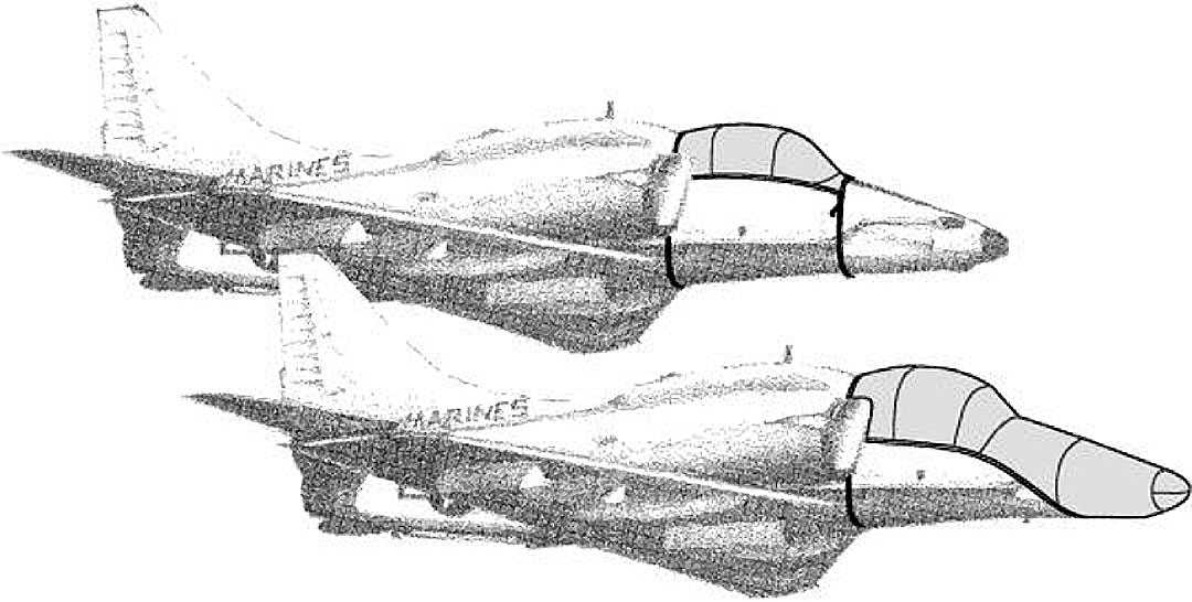 A-4 Skyhawk Canopy & Canopy/Nose Covers