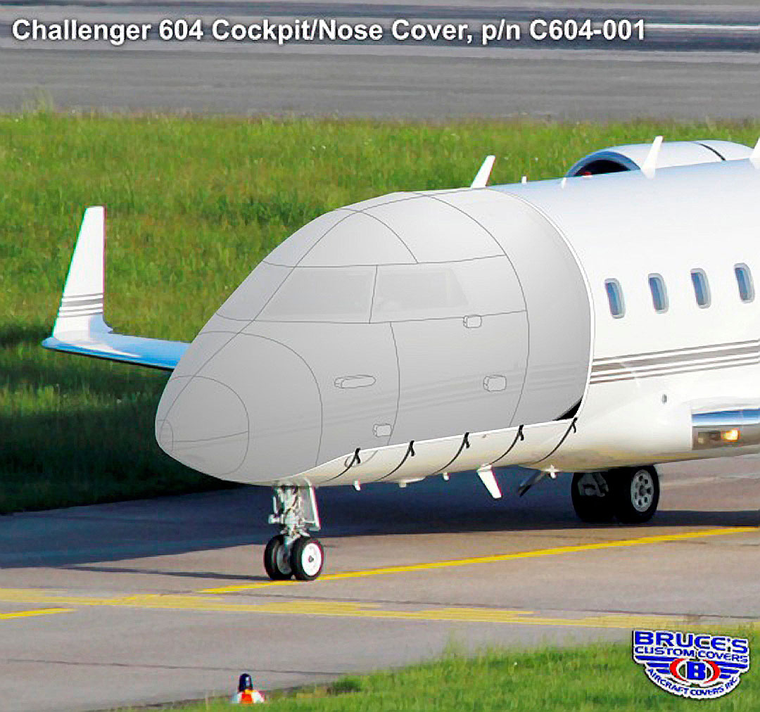 Challenger 601/604 Cockpit/Nose Cover, illustration