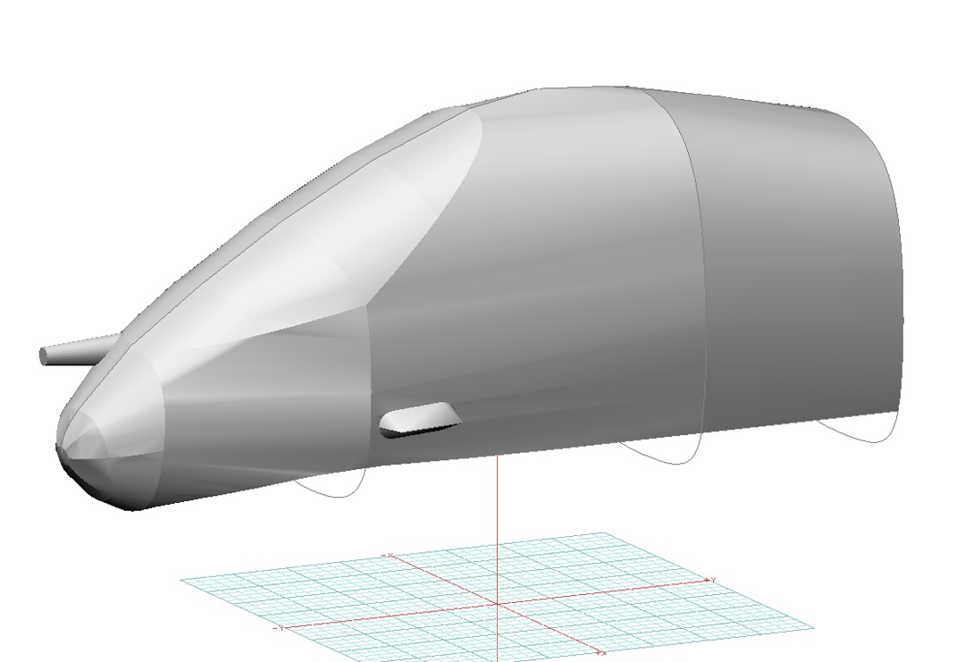 Northrup Grumman Firebird Canopy Cover (3D Model)