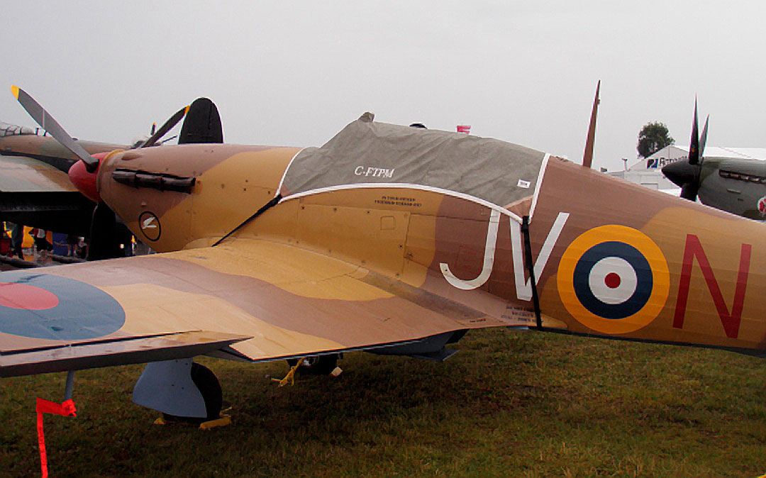 Hawker Hurricane Canopy Cover