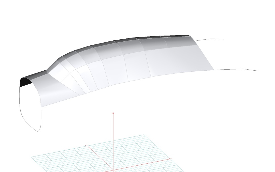 Long EZ Canopy Cover, 3D model