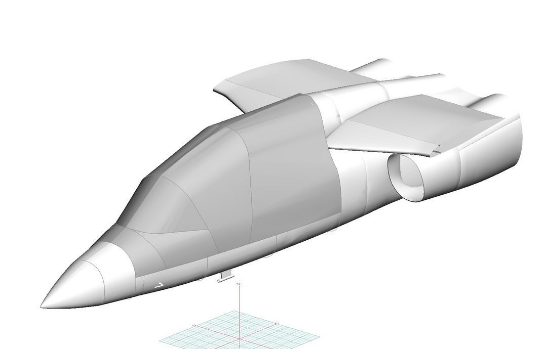 Cessna Scorpion Canopy Cover, 3D model