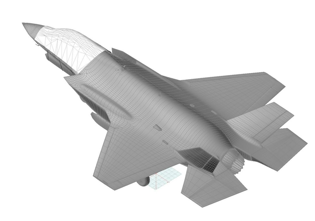 Lockheed Martin F-35 Canopy Cover, 3D model