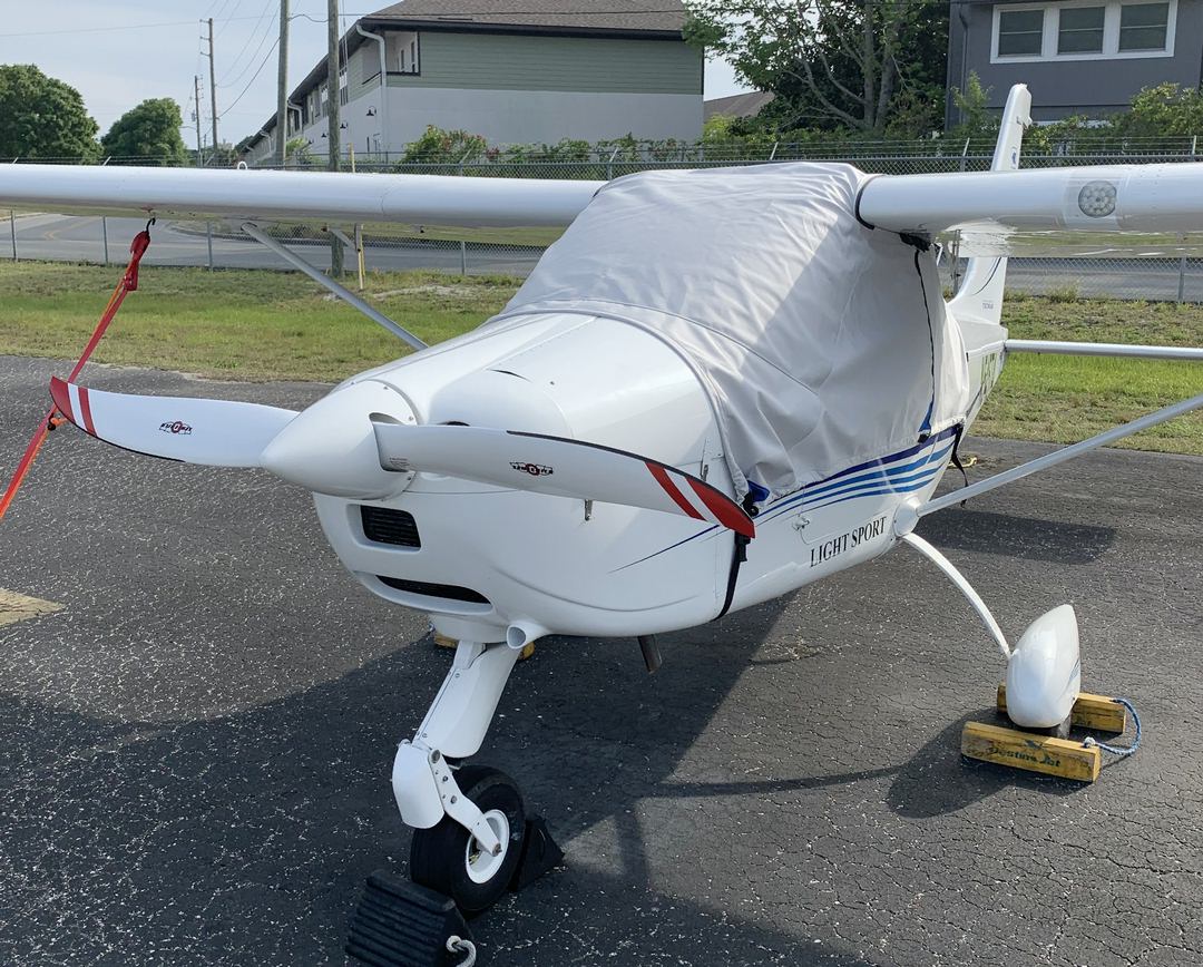 Tecnam P92 EAGLET Canopy Cover Over theTop Style