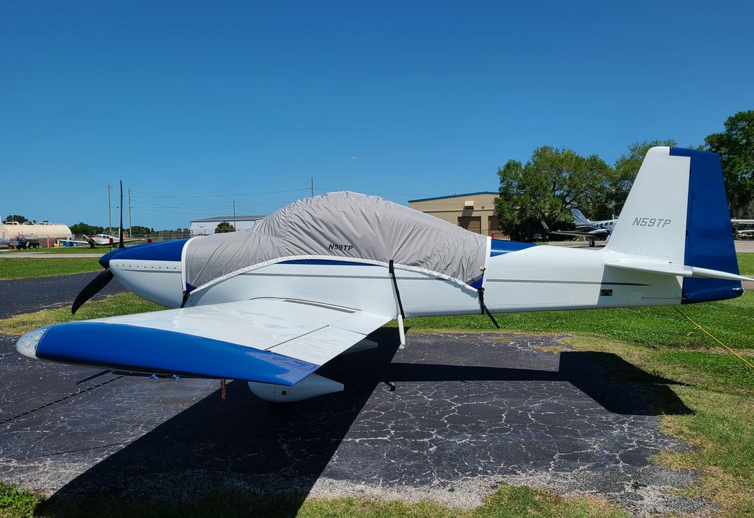 Van's RV-8 Canopy Cover, 3RD BELLY STRAP OPTIONAL