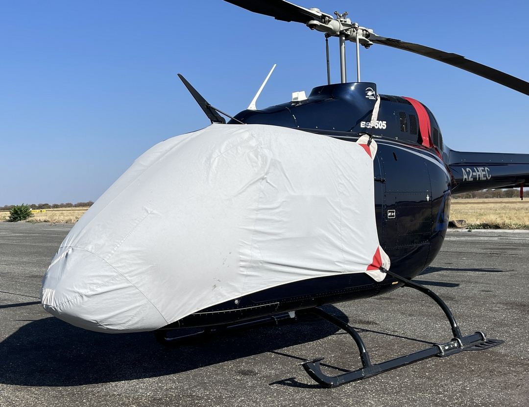 Bell 505 Bubble Cover, with Wire Strike