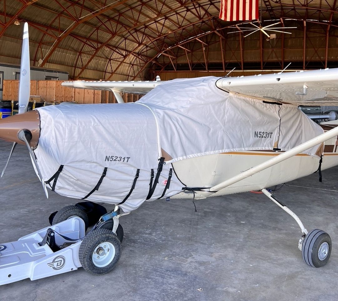 Cessna R182 Canopy Cover (Wrap-Around) & Engine Cover