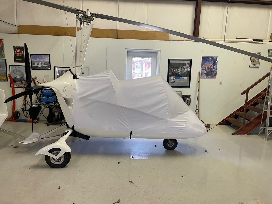 MTO Spirit Gyrocopter Canopy/Nose Cover, test fit cover