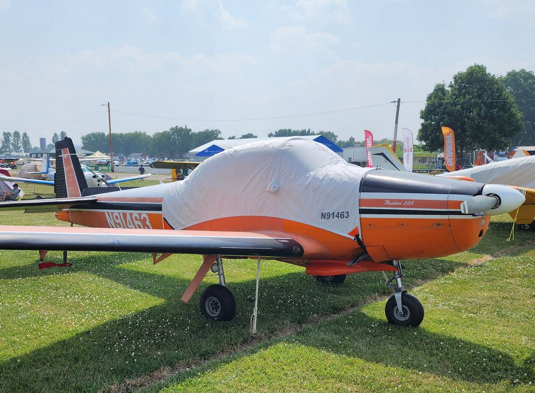 North American L17 Navion Canopy Cover with avionics bay extension